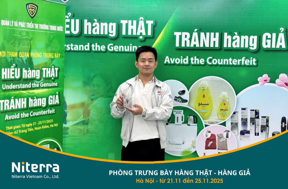 Visiting the Genuine vs. Counterfeit Products Exhibition in response to Anti-Counterfeiting Day (November 29) with Niterra Vietnam