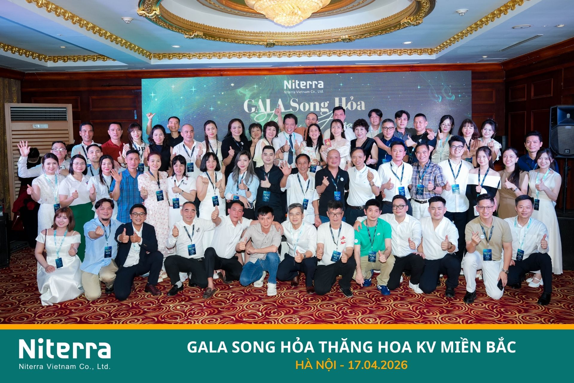 United by the shared rhythm of connection at the “Twin Flames Ignited” Gala Night in Northern Vietnam