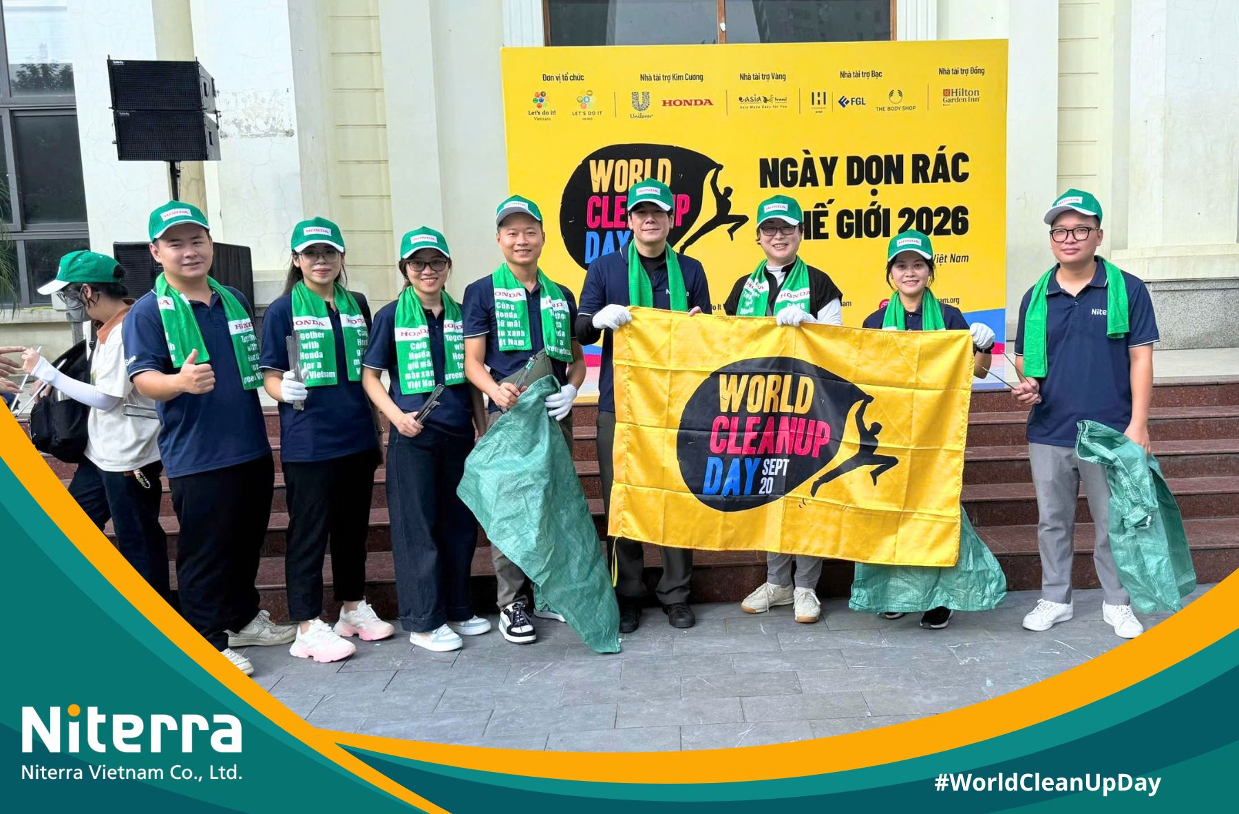 Niterra Việt Nam hưởng ứng World Cleanup Day 2026 - chung tay lan tỏa hành động vì môi trường