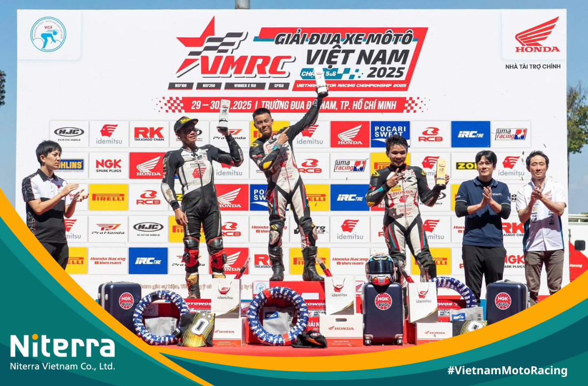 Niterra energizes rounds 5 & 6 of Vietnam’s most exciting motorcycle racing series – VMRC 2025