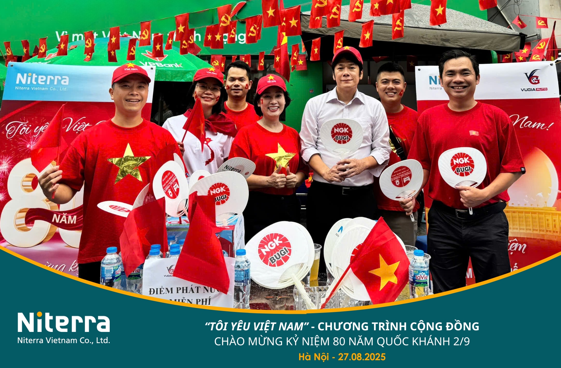 “TÔI YÊU VIỆT NAM” - CHƯƠNG TRÌNH CỘNG ĐỒNG CHÀO MỪNG KỶ NIỆM 80 NĂM QUỐC KHÁNH 2/9