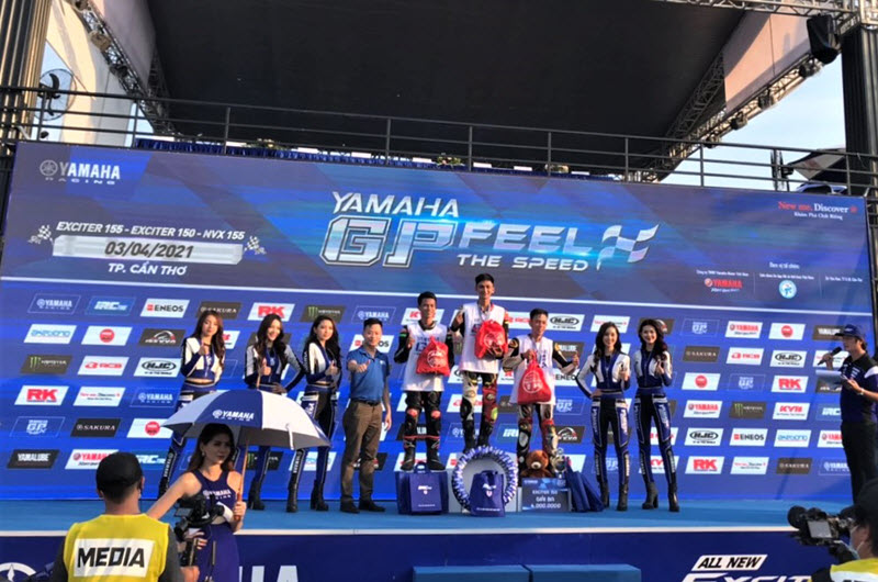 Bugi NGK tham gia giải đua XE YAMAHA gp 2021