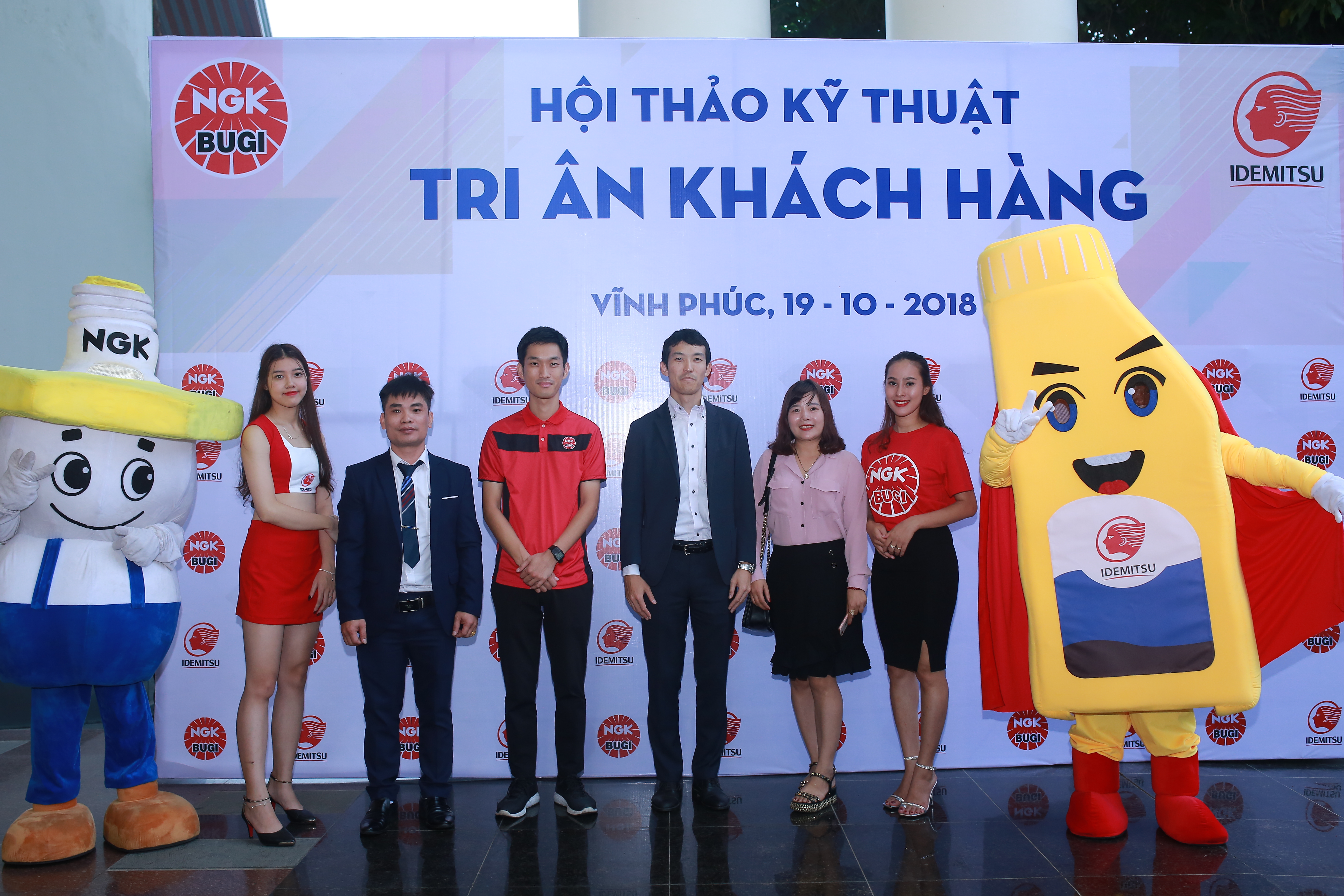 [Vĩnh Phúc T10.2018] Hội thảo kỹ thuật bugi NGK & dầu nhờn IDEMITSU