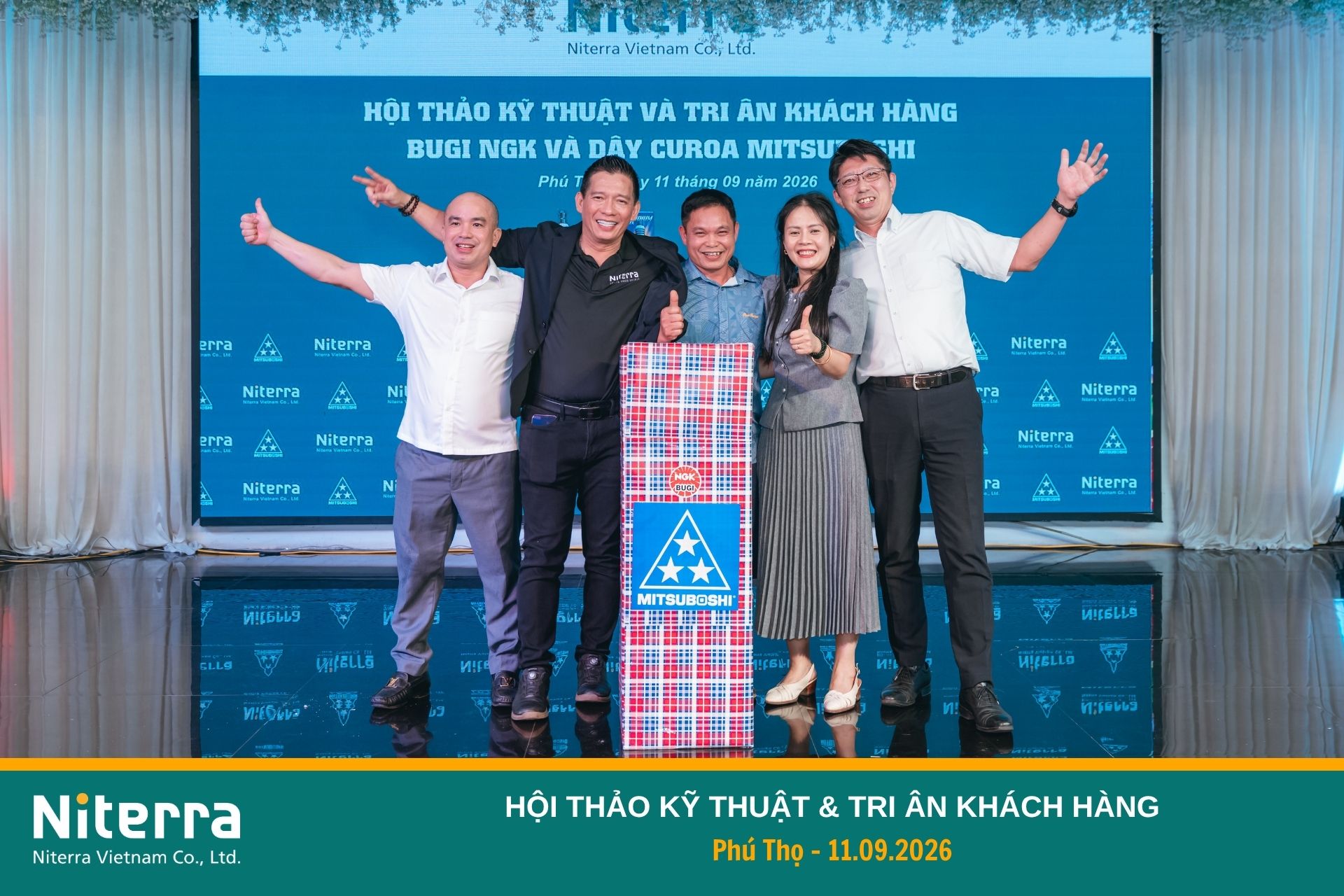 A day of connection and joy – More than 100 customers gather at Niterra Vietnam’s Technical Seminar in Phu Tho