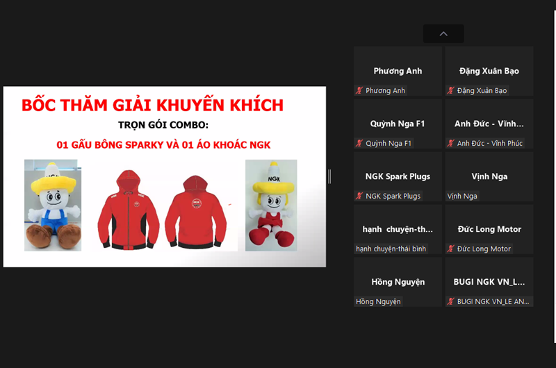 Độc đáo chương trình hội thảo kỹ thuật online của bugi NGK tại Thái Bình và Vĩnh Phúc