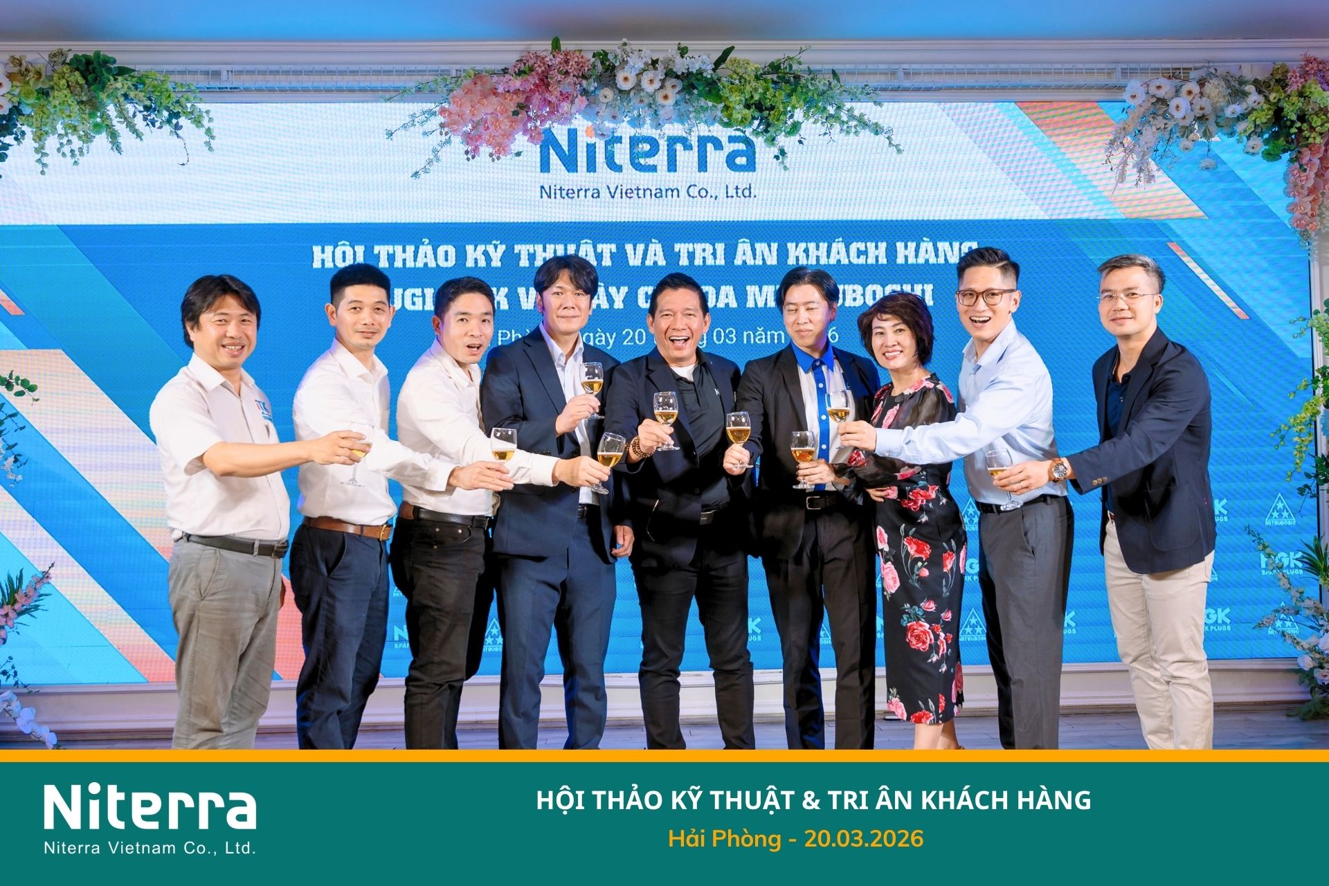 “Cập bến” Hải Phòng - Lan tỏa “Sức mạnh thăng hoa” cùng Niterra Việt Nam tại Hội thảo Kỹ thuật & Tri ân khách hàng