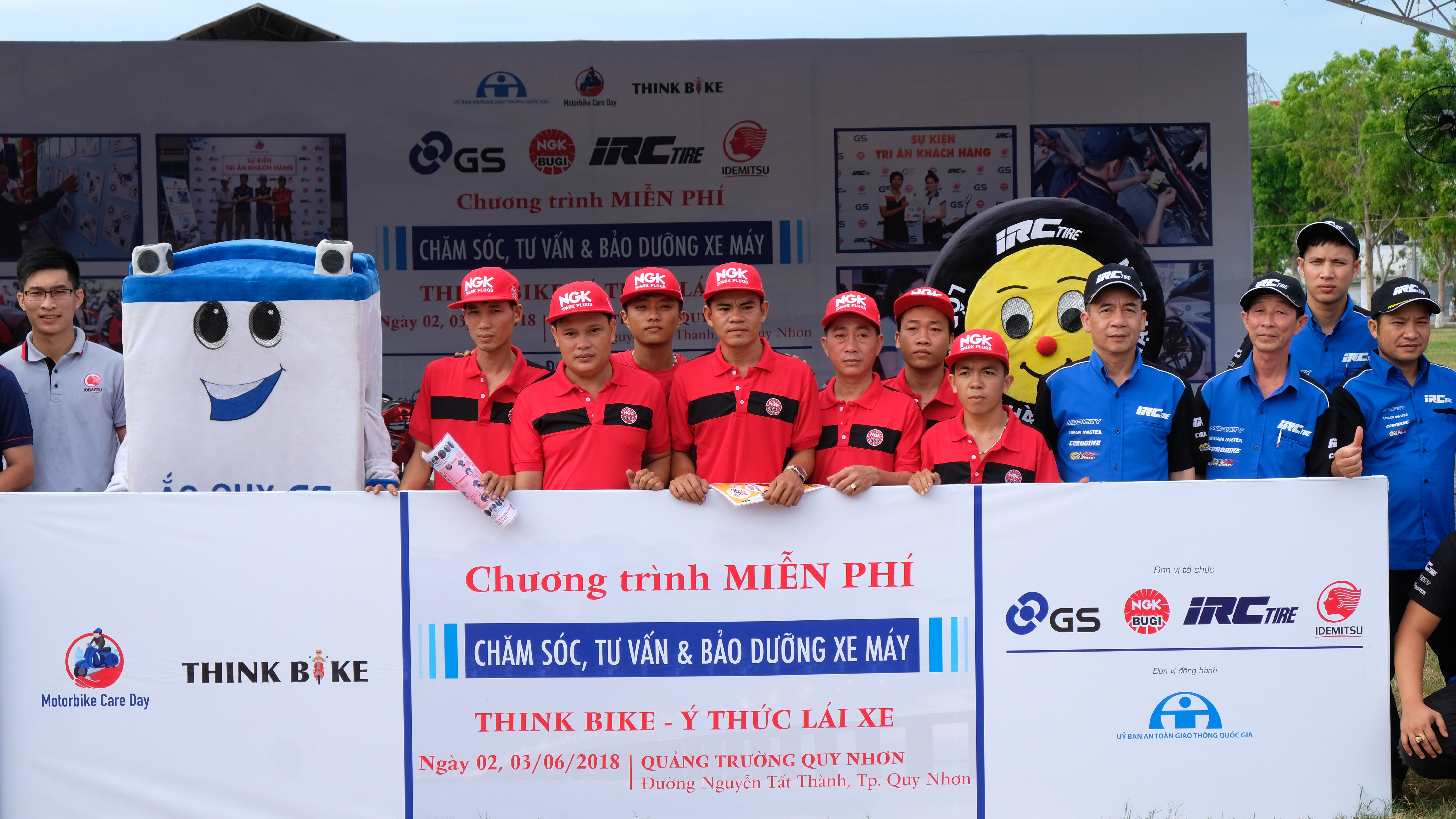 Ngày hội chăm sóc xe máy ở Quy Nhơn