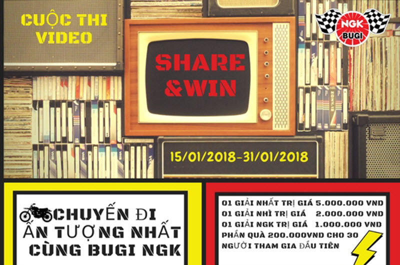 Share and win - hành trình trải nghiệm 2018