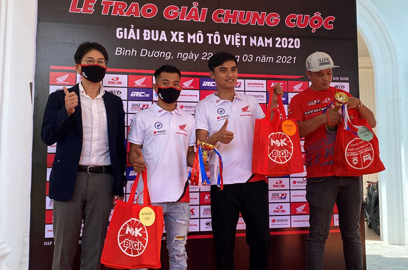 Bugi NGK Việt Nam - nhà tài trợ đồng hành giải đua xe VMRC 2020