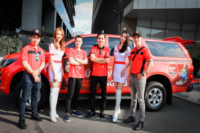 BUSTLING STREETS WITH THE SPECTACULAR ROADSHOW OF NGK VIETNAM SPARK PLUG