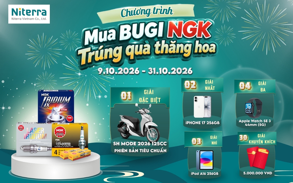 Niterra Việt Nam lần đầu triển khai chương trình khuyến mại trực tiếp đến garage và người dùng cuối