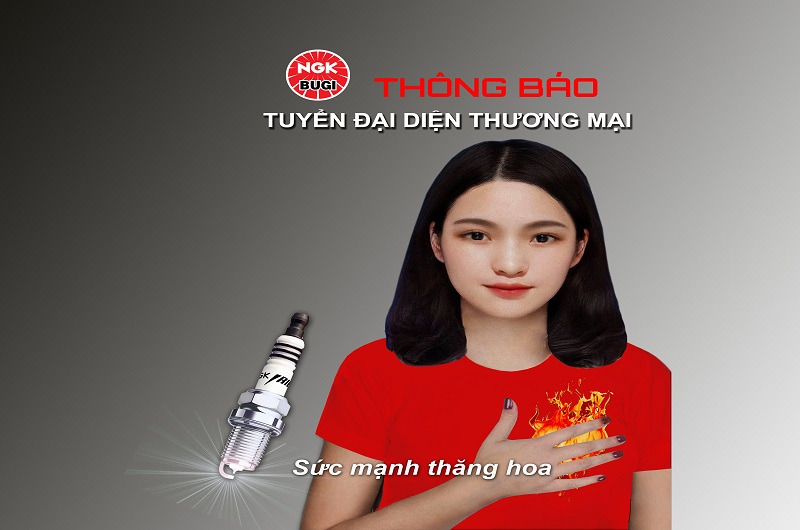 Bugi NGK Việt Nam thông báo tuyển đại diện thương mại năm 2020
