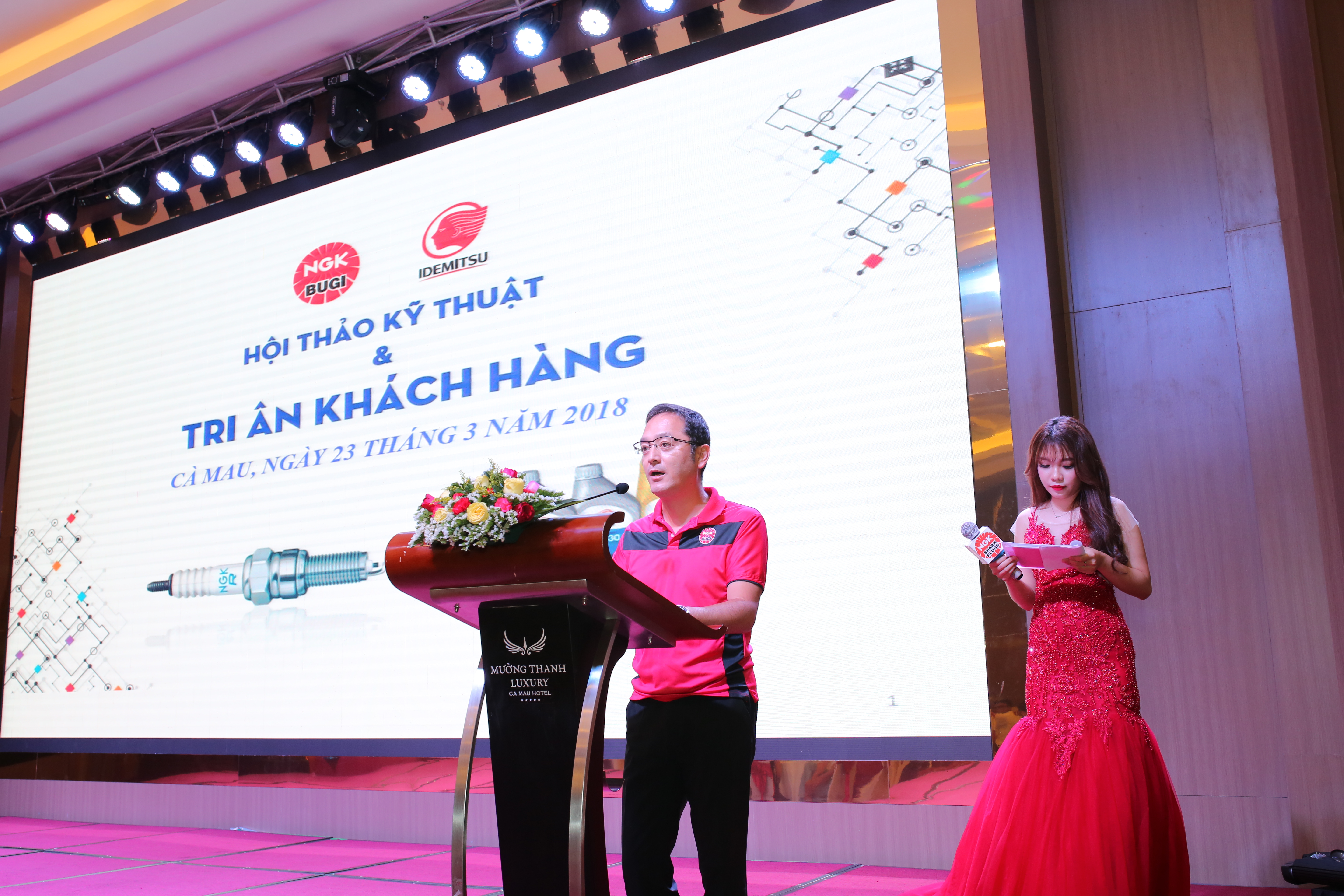 [Cà Mau - 03.2018] Hội thảo kỹ thuật khách hàng NGK & IDEMITSU